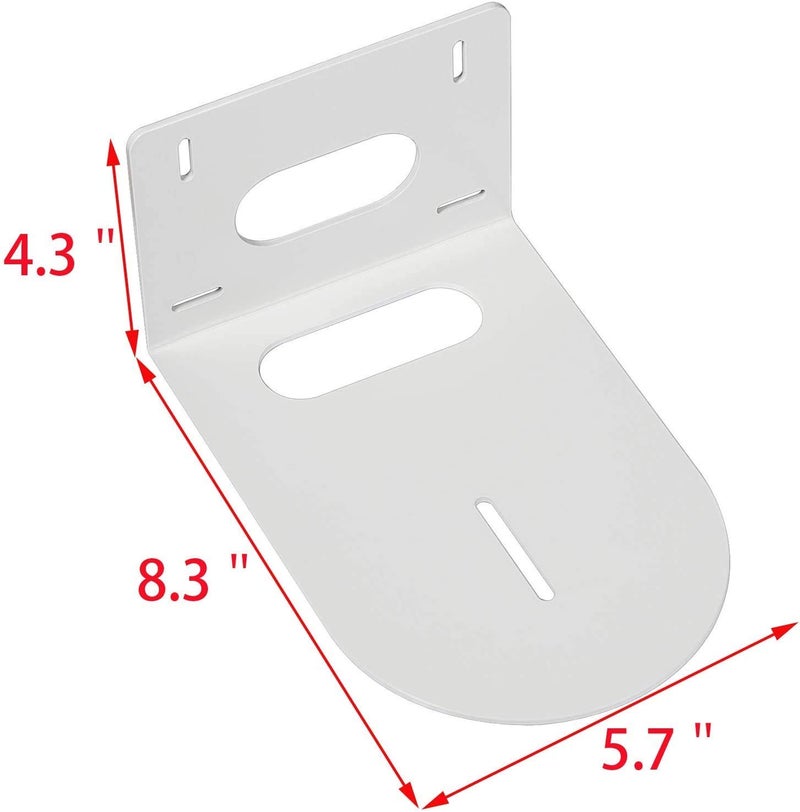VANROUG Camera Mounting Bracket Compatible with for HuddleCam, Various PTZ Cameras, Small Universal Wall Mount Bracket White Color - Image 2